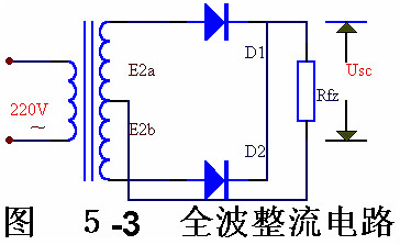 電子電路圖，整流二極管的作用,整流電路